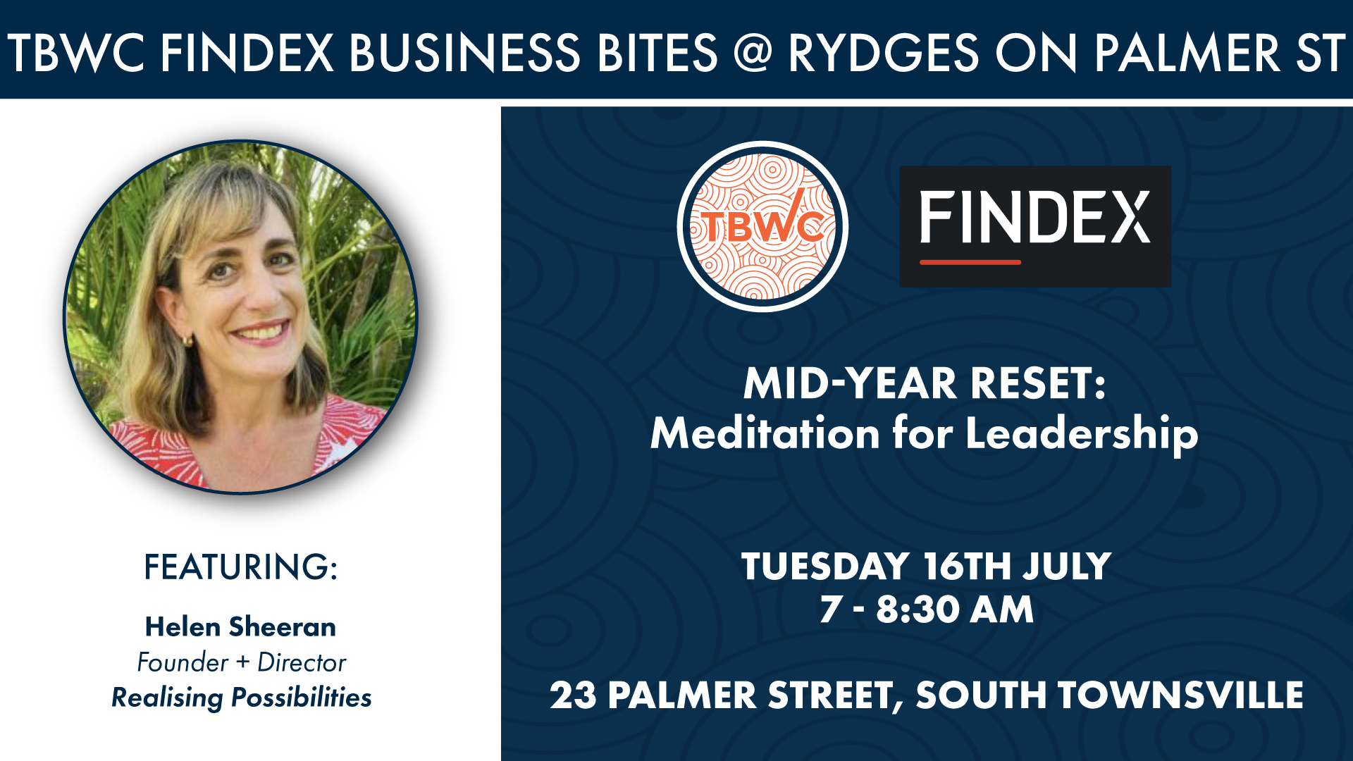 SOLD OUT- TBWC Findex Business Bite – July 2024